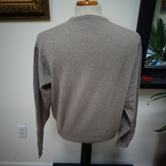 EUC GEOFFREY BEENE 100% CASHMERE SWEATER SZ L - Picture 5 of 6